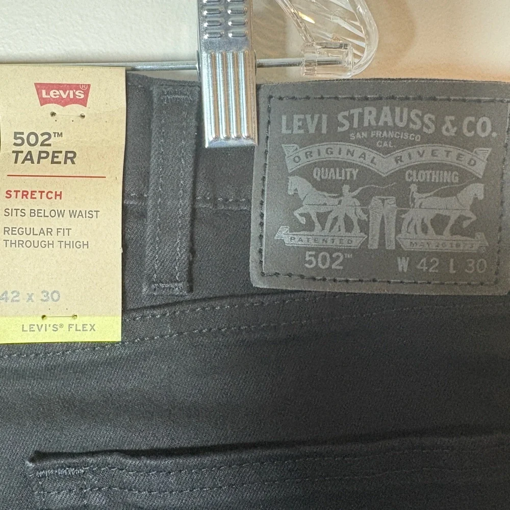 Levi's Big & Tall Black Slim Jeans (NEW w/ Tags) - Picture 2 of 10